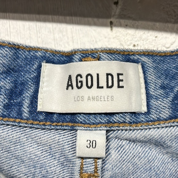 AGOLDE Riley Crop Jeans size 30 with fly buttons - Picture 4 of 8
